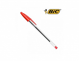 Bolígrafo bic cristal rojo