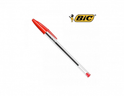 Bolígrafo bic cristal rojo