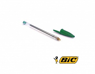 Bolígrafo Bic cristal verde