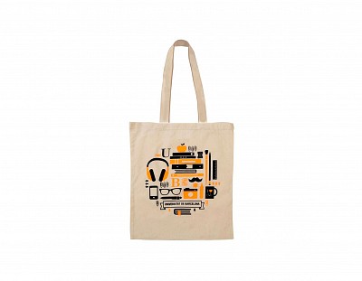 Bolsa de tela color crudo