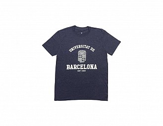 Sudadera Bordada Azul Marino M