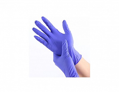 Guantes de nitrilo sin polvo. Caja 100u.