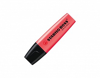 Marcador Fluorescente Stabilo Boss Original Rojo