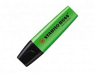 Marcador fluorescente stabilo boss original pastel Verde