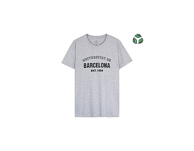 Camiseta Barcelona Gris Claro L ECO