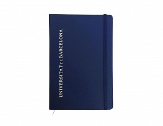 Libreta azul rayado