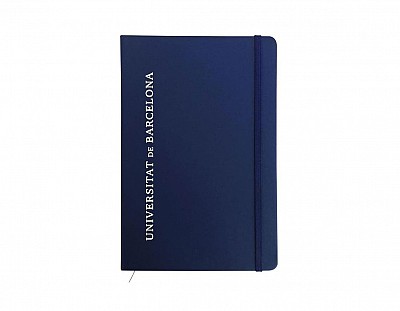 Libreta azul rayado