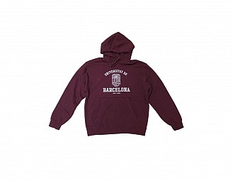 Sudadera Bordada Azul Marino M